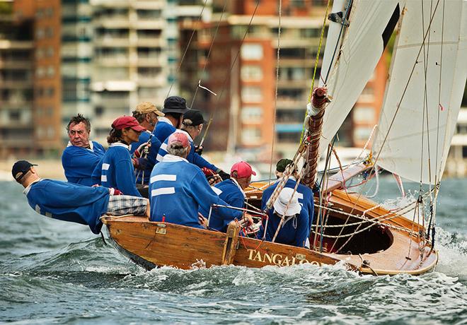 Sailing - Australian Championship Historic 18ft skiffs 2014, Sydney - 25/01/2014<br />
Tangalooma © Andrea Francolini http://www.afrancolini.com/